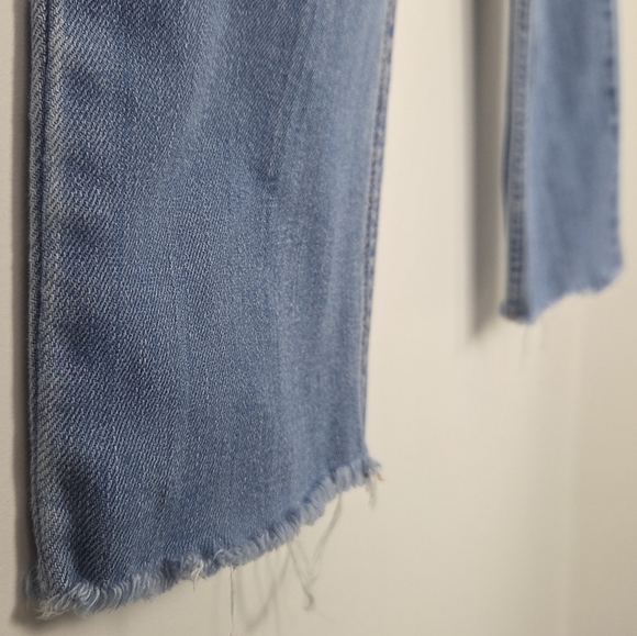 OLD NAVY The Power Jean A.K.A. The Perfect Straight Raw-Edge Ankle Girls Size 12 - Picture 5 of 7